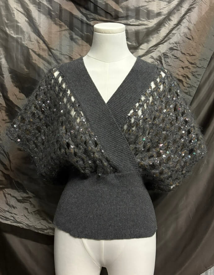 Brunello Cucinelli Netted Knit Top