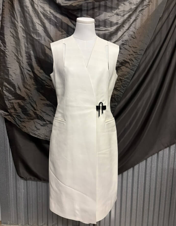 Givenchy Leather Cutout Midi Dress